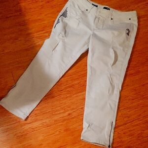 a.n.a Cream Modern Fit Jeans Sz. 14.